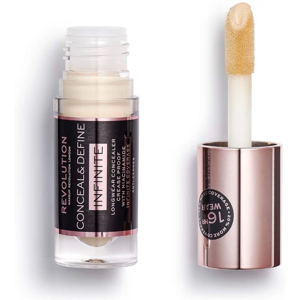 Makeup Revolution Conceal & Define Infinite Longwear Concealer Shade C3 Matte‎